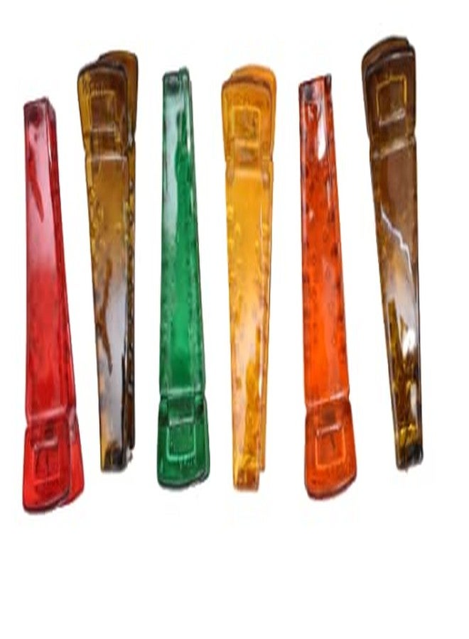 imioxo Multicoloured Daily use Banana Hair Clutch/Claws/Clips for Girls and Women Combo of 6 Pieces(im_C4) - Image 1