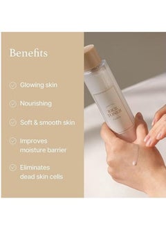 I'M FROM Rice Toner, Milky Toner for Glowing Skin, 77.78% Korean Rice, Glow Essence with Niacinamide, Hydrating for Sensitive, Dry, Dull, Combination Skin, Vegan, Fragrance Free, Glass Skin 150ml  - Image 4
