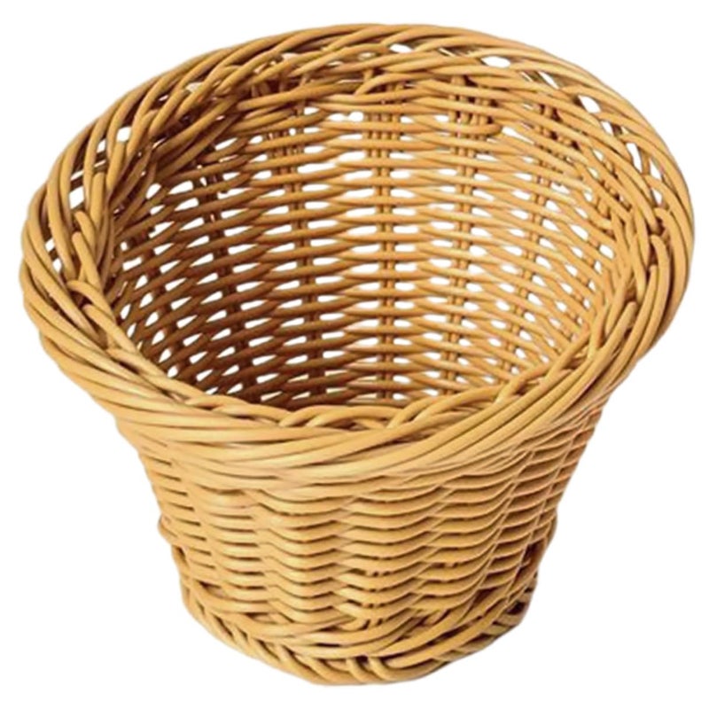 Handwoven Rattan Basket For Fruits Vegetables Kitchen Storage Tray Desktop Holder - Image 2