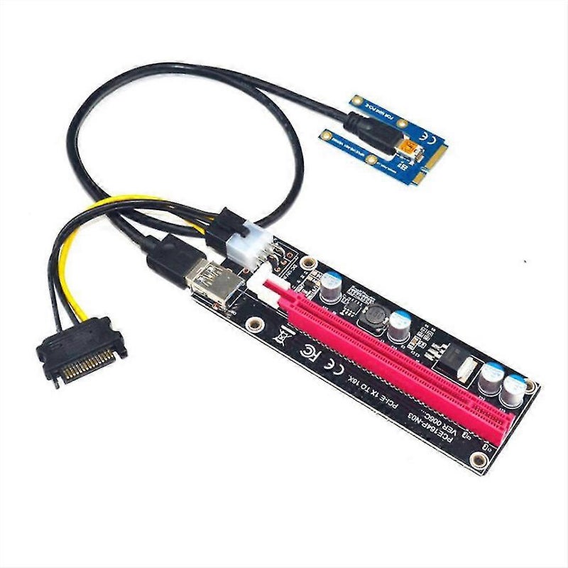 Mini PCI-E to PCIe 16x Riser for External GPU Laptop Expansion - Image 1