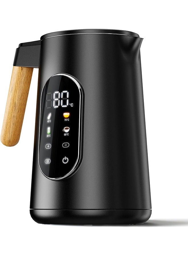 CONOYAR CONOYAR Electric Kettle 2200W Fast Water Boiler, 1.7L Kettle Stainless Steels With Temperature Control For LED Touch Screen, Double Wall Anti Scald Water Heater 2H Keep Warm For Home  - Image 1