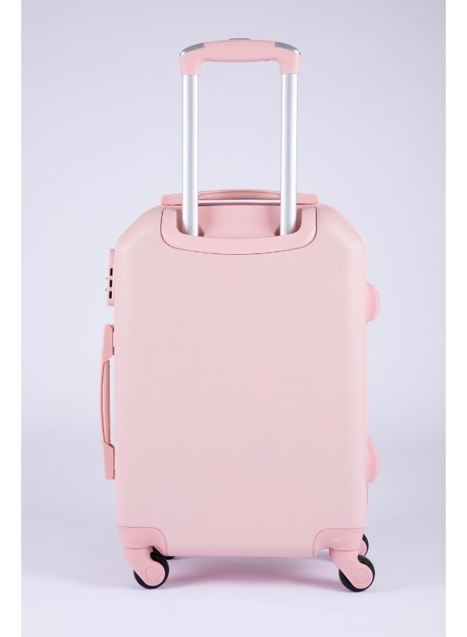 LIMRA Hardside 6 Piece Luggage Trolley Set Pink - Image 3