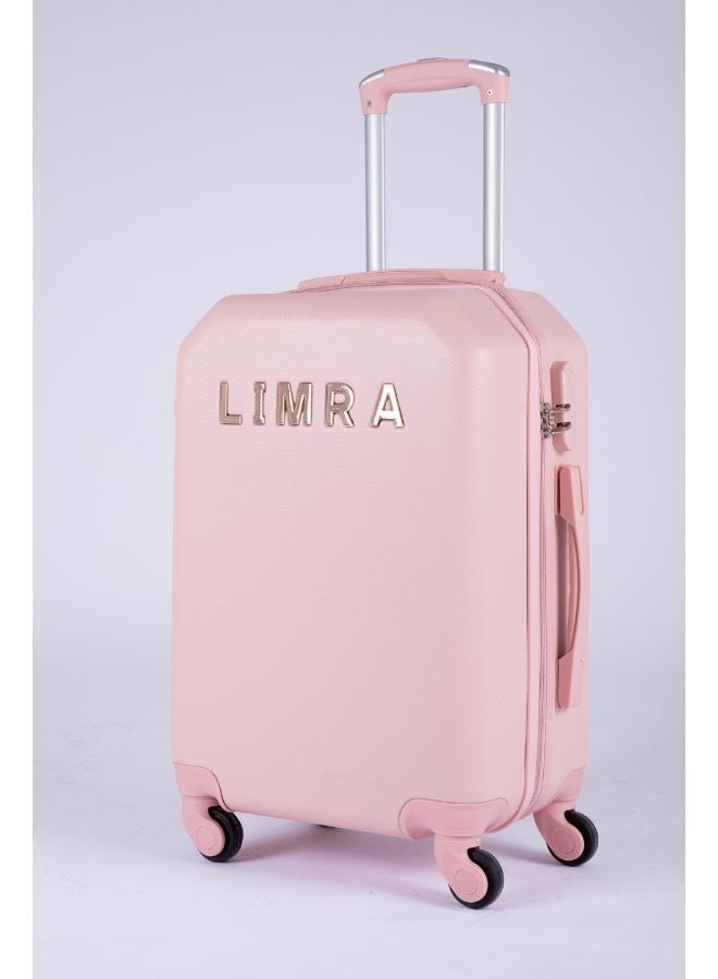 LIMRA Hardside 6 Piece Luggage Trolley Set Pink - Image 2
