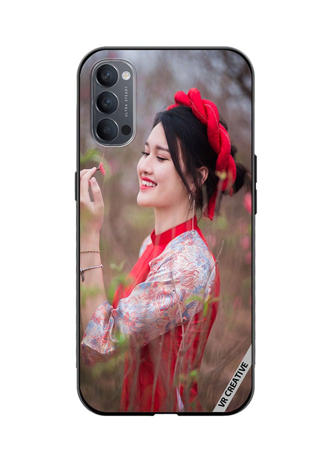 VR CREATIVE Protective Case Cover For Oppo Reno4 Pro 5G Thai Traditional Design Multicolour - Image 1