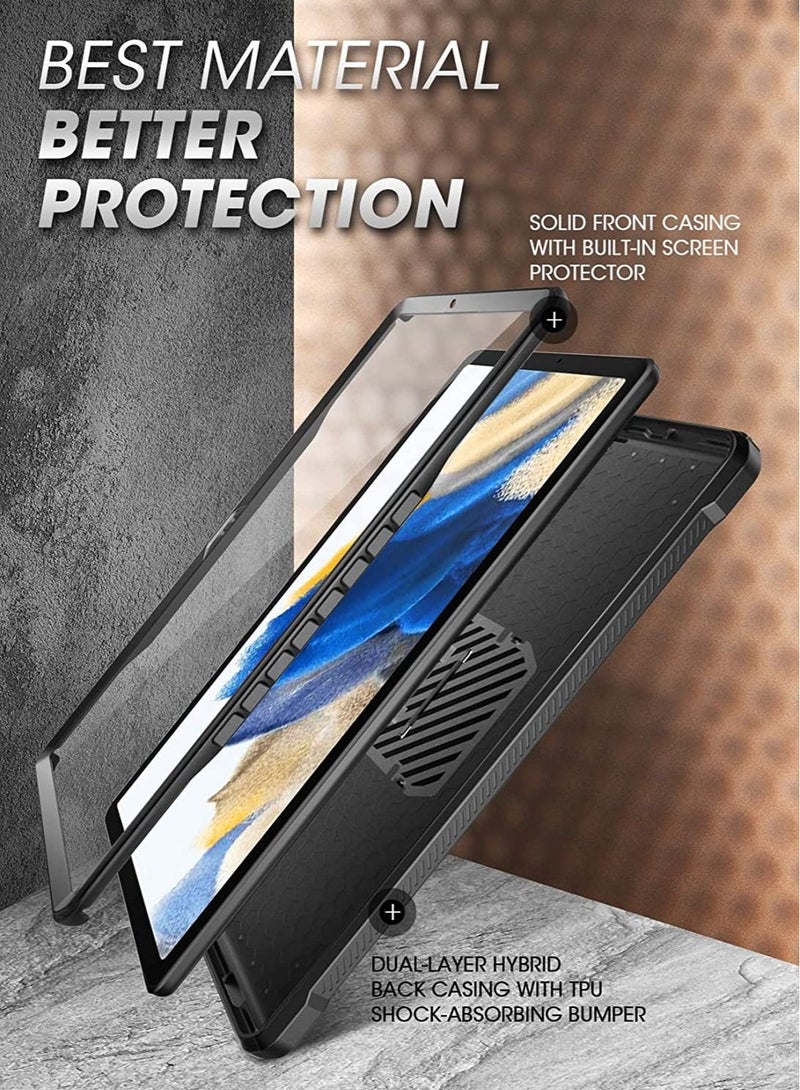 SupCase Unicorn Beetle Pro Series Case for Samsung Galaxy Tab A8 10.5 Inch (2022), Full-Body Rugged Heavy Duty Case with Built-in Screen Protector (Black) - Image 3
