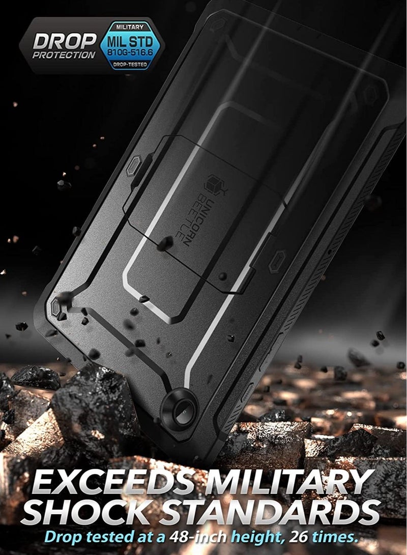 SupCase Unicorn Beetle Pro Series Case for Samsung Galaxy Tab A8 10.5 Inch (2022), Full-Body Rugged Heavy Duty Case with Built-in Screen Protector (Black) - Image 5