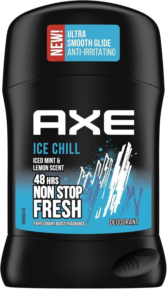 AXE Ice Chill Antiperspirant Deodorant Stick - Iced Mint & Lemon Scent, 50ml