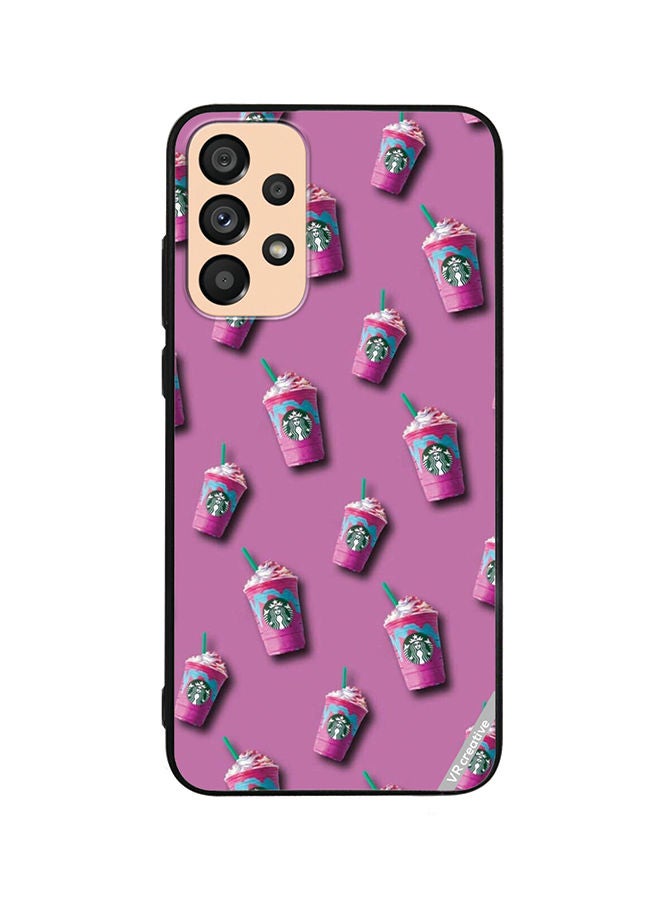 VR CREATIVE Protective Case Cover For Samsung Galaxy A73 5G Starbucks Design Multicolour - Image 1