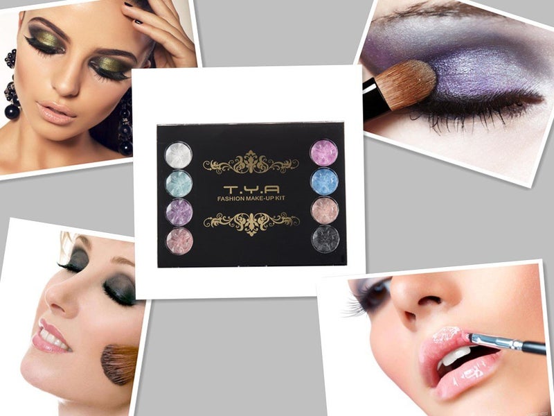 OUO Eyeshadow Palette LT Makeup Palette 37 Bright Colors Matter and Shimmer Lip Gloss Blush Brushes Cosmetic Makeup Eyeshadow Highly Pigmented Palette for Girls Festival Birthday Gift Concealer Makeup Kit - Image 2