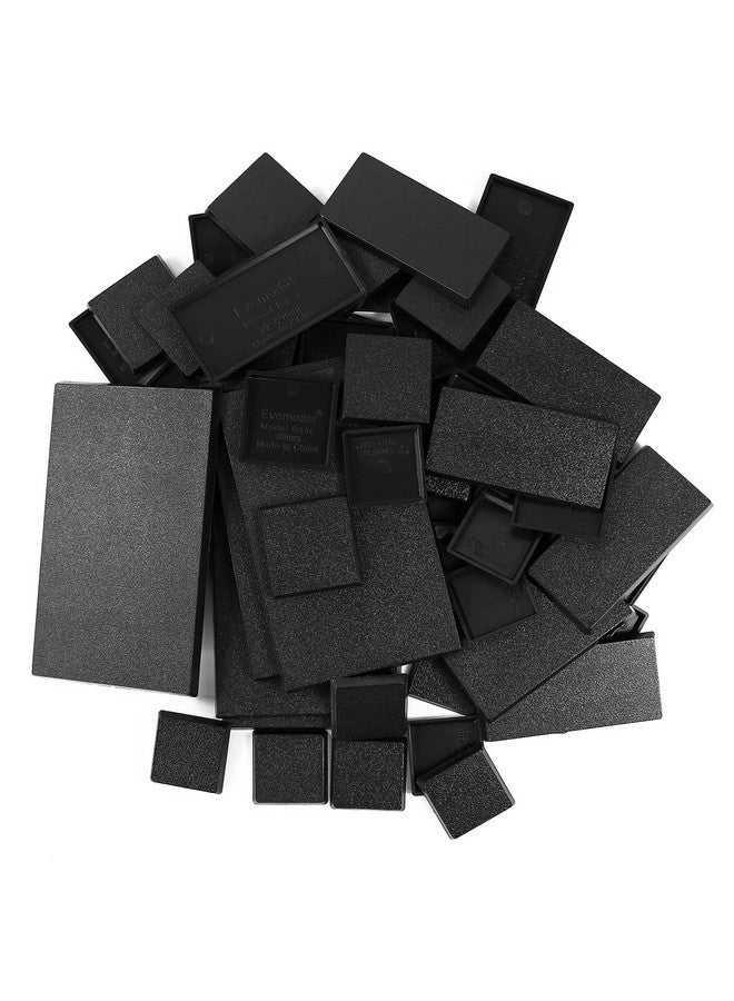 Evemodel Mixed Different Sizes Square Rectangle Bases for Wargames Tabletop (55pcs-2 Shapes & 4 Sizes) - Image 1