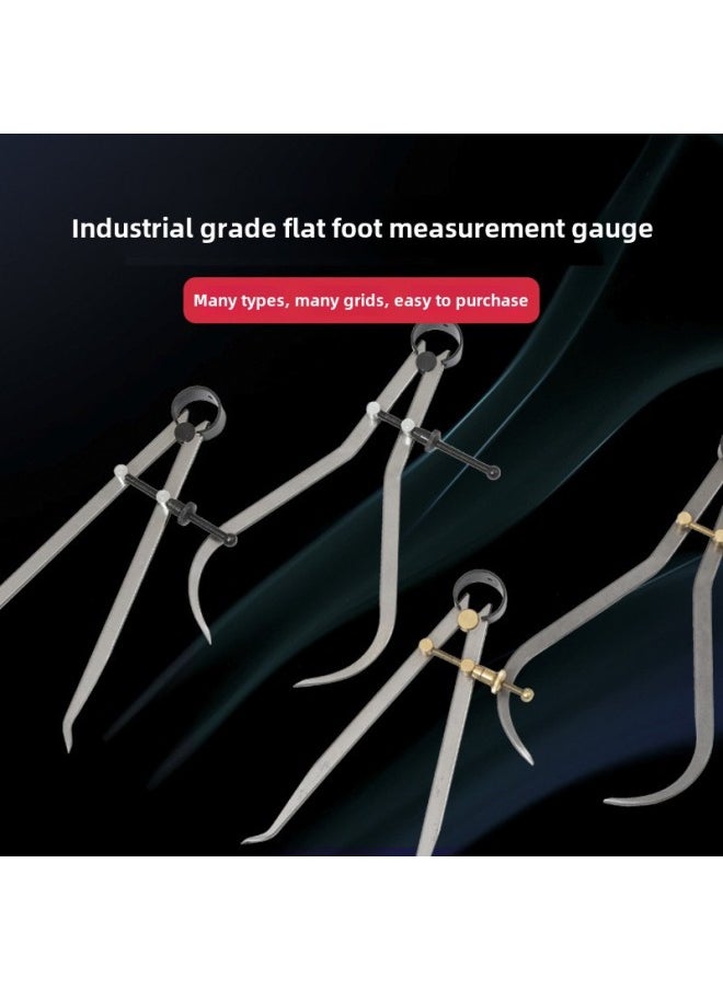Generic - ✅Measuring Scribe Gauge Flat Foot Inner And Outer Caliper Measuring Inner Caliper Inner And Outer Caliper Outer Caliper Universal Caliper Measuring Tool-Model:♥◈♤♤◈♥Flat Foot Inner Card 150mm♥◈♤♤◈♥ - Image 1