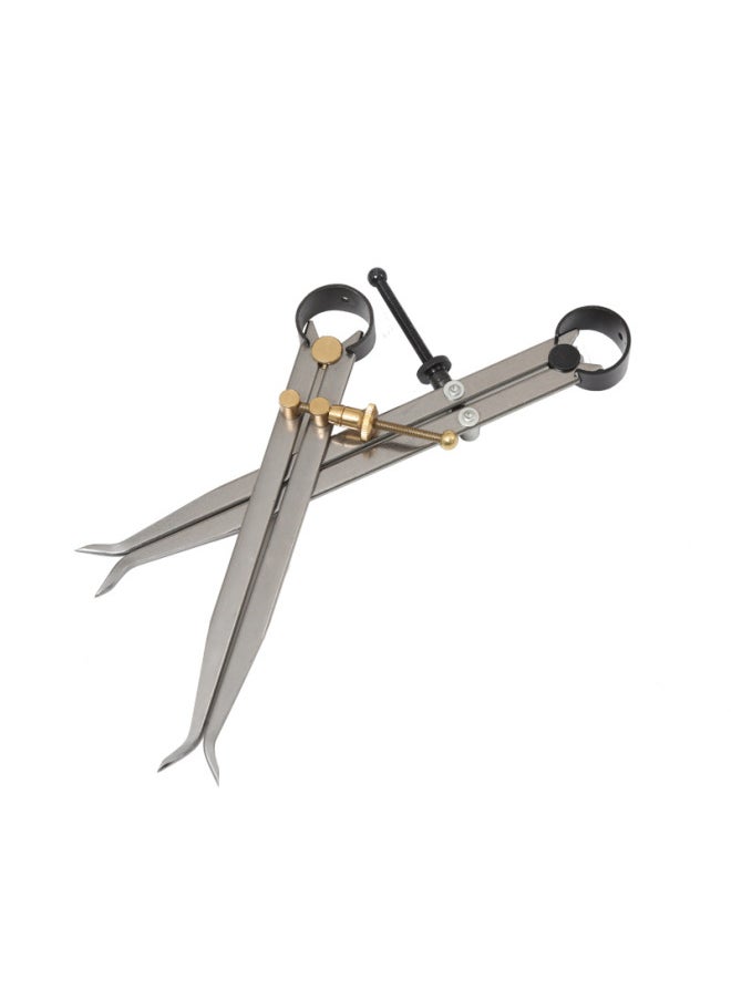 Generic - ✅Measuring Scribe Gauge Flat Foot Inner And Outer Caliper Measuring Inner Caliper Inner And Outer Caliper Outer Caliper Universal Caliper Measuring Tool-Model:♥◈♤♤◈♥Flat Foot Inner Card 150mm♥◈♤♤◈♥ - Image 1