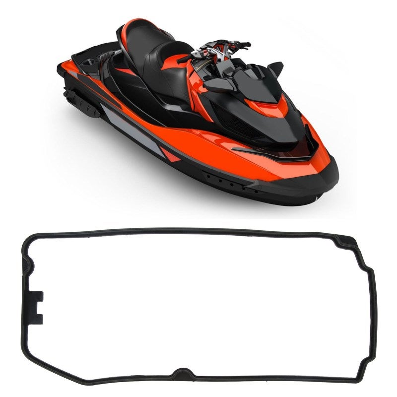 Boat Valve Cover Gasket: Rubber Material, Strong Sealing, Oil Leak Prevention Replacement Gasket - Durable Engine Gasket for SEA-DOO 4-TEC Series All Years - Image 1