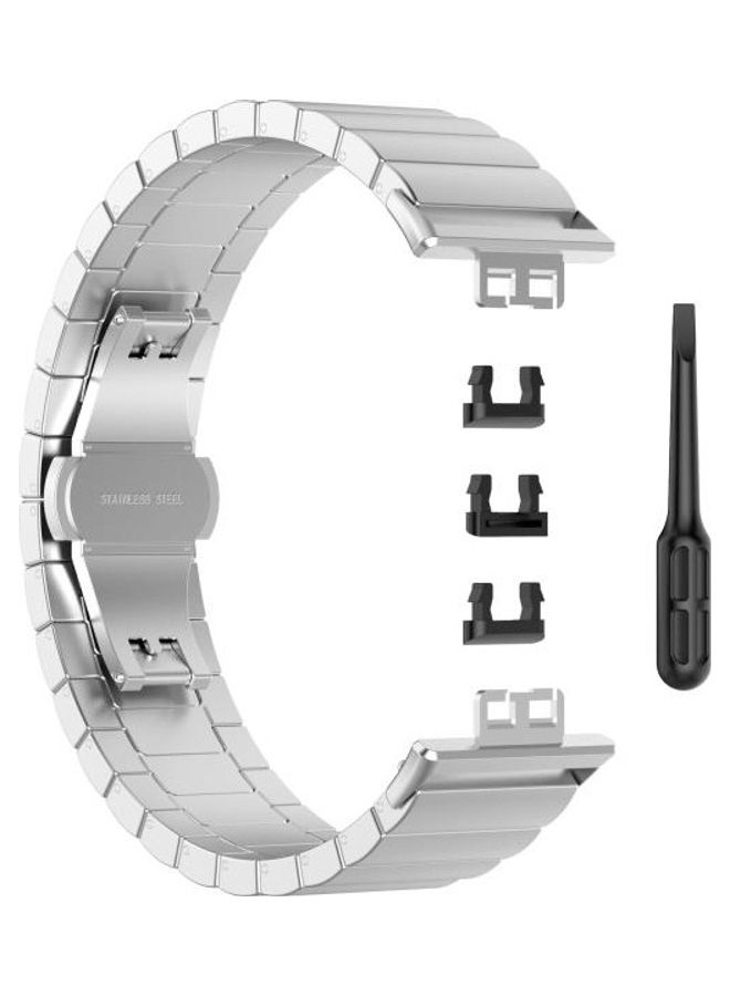 NIBEMINENT For Huawei Watch Fit Replacement Strap Watchband Silver - Image 1
