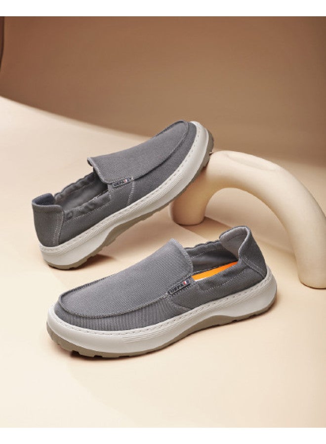 U.S. Polo Assn. Casual Men's Shoes, Breathable Canvas Slip-ons, Versatile And Minimalist Men's Footwear - Image 1