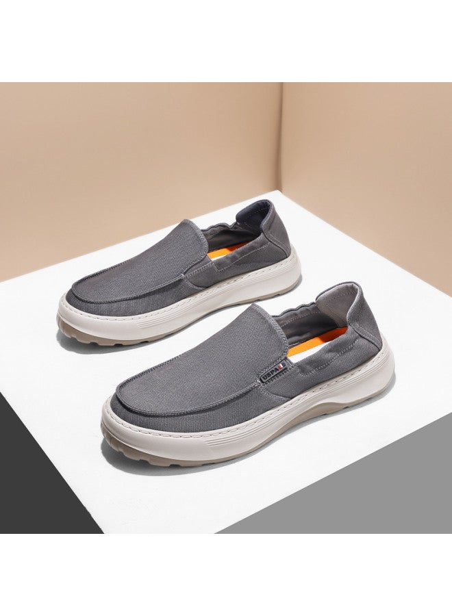 U.S. Polo Assn. Casual Men's Shoes, Breathable Canvas Slip-ons, Versatile And Minimalist Men's Footwear - Image 5