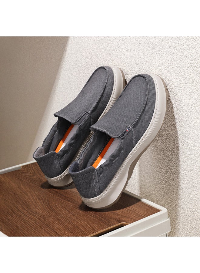 U.S. Polo Assn. Casual Men's Shoes, Breathable Canvas Slip-ons, Versatile And Minimalist Men's Footwear - Image 4