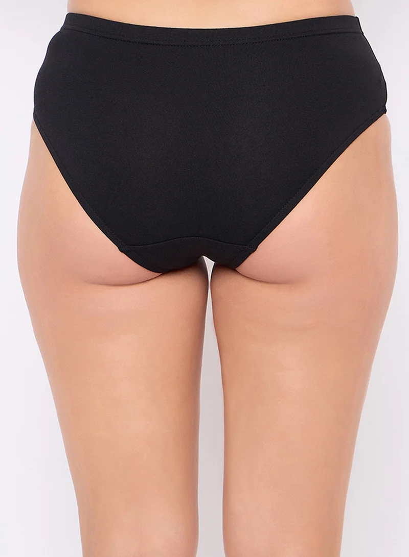 Clovia Multi Clovia Pack of 3 Mid-Waist Hipsters Panties with Inner Elastic - Cotton for Women | Best Price UAE
