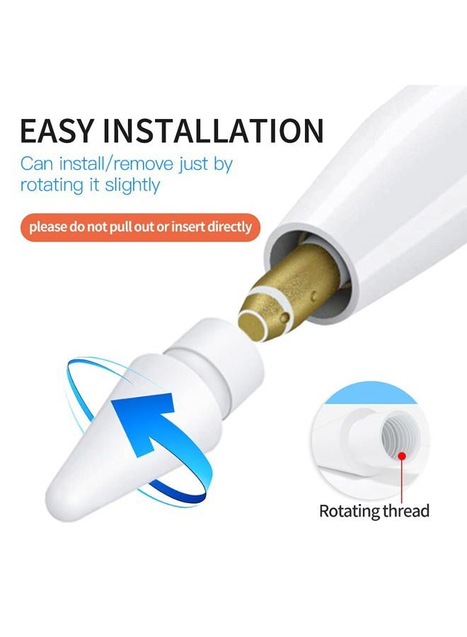 AWINNER Replacement Tips Compatible with Apple Pencil 2 Gen iPad Pro - iPencil Nib for iPad Pencil 1st/2nd Gen White 4 Pack - Image 4
