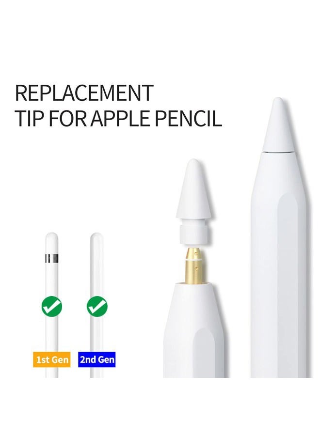 AWINNER Replacement Tips Compatible with Apple Pencil 2 Gen iPad Pro - iPencil Nib for iPad Pencil 1st/2nd Gen White 4 Pack - Image 3