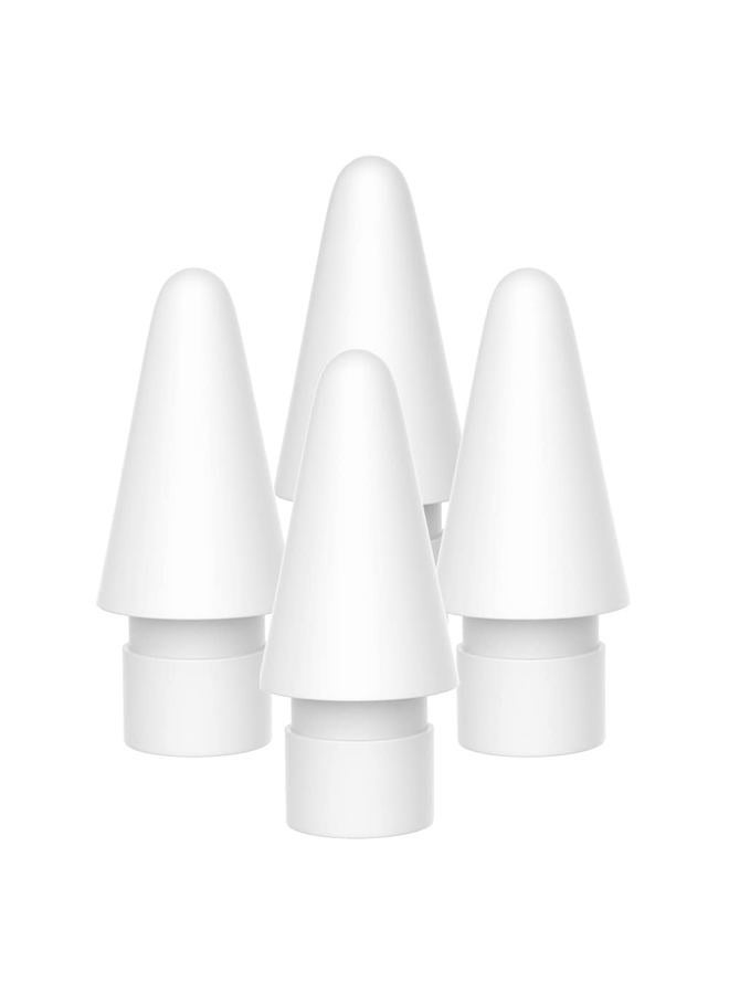 AWINNER Replacement Tips Compatible with Apple Pencil 2 Gen iPad Pro - iPencil Nib for iPad Pencil 1st/2nd Gen White 4 Pack - Image 1