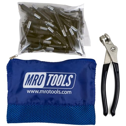 MRO Tools Cleco Fasteners 50 532 Cleco Sheet Metal Fasteners  Cleco Pliers wCarry Bag K1S50532 - Image 1