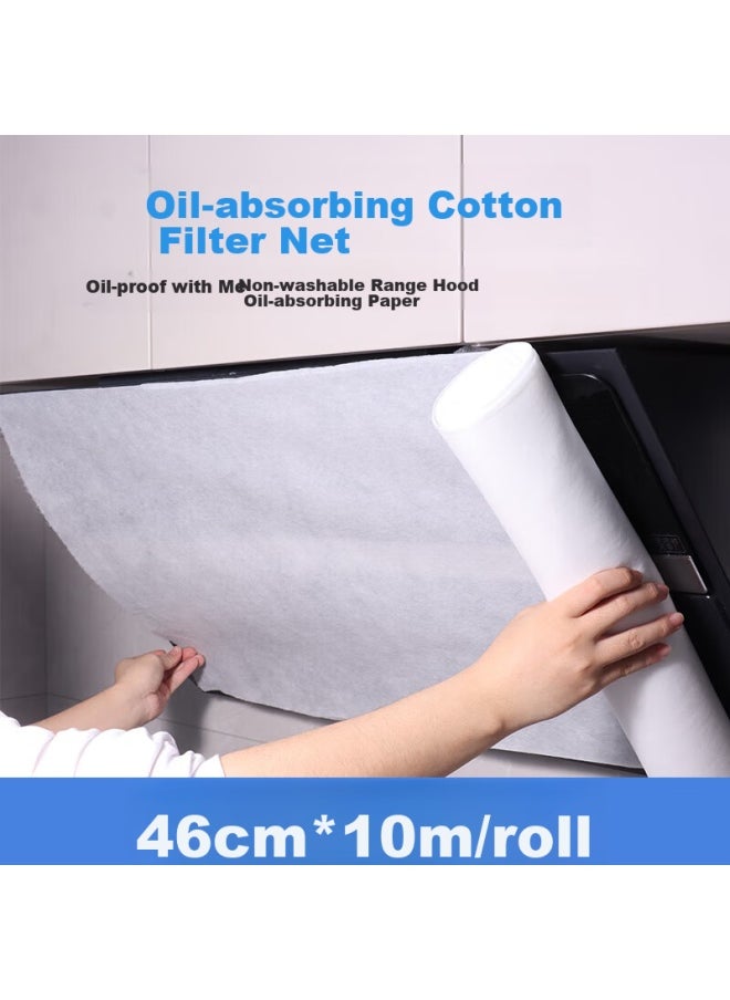Bai Jie Baijie Range Hood Oil Absorbent Paper, Kitchen Oil-proof Paper, Oil-absorbing Cotton, Filter Mesh, Oil-proof Protective Cover, 46cm*10m/roll  - Image 2