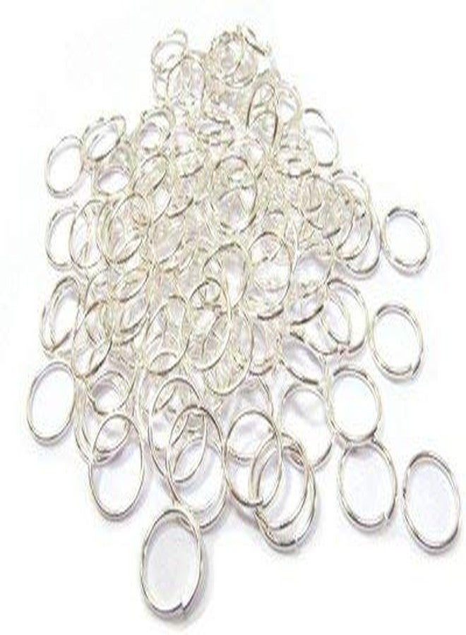 Dhruv Crafts Jewellery Making Jump Rings Kit, Metal Jewellery Findings for DIY Craft, Necklace and Bracelet Making Silver 8 mm 200 Pieces - Image 1