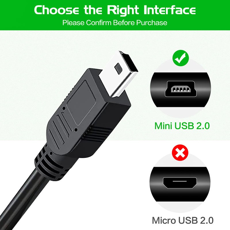 Inovat كابل شحن بيانات USB بديل لجهاز الكمبيوتر Inovat لنقل البيانات لجهاز Seagate FreeAgent Desk 1 TB USB 2.0 الخارجي - Image 4