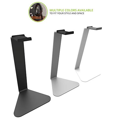 Kanto H1 Universal Headphone Stand with Curved Silicone Padding | Black - Image 5