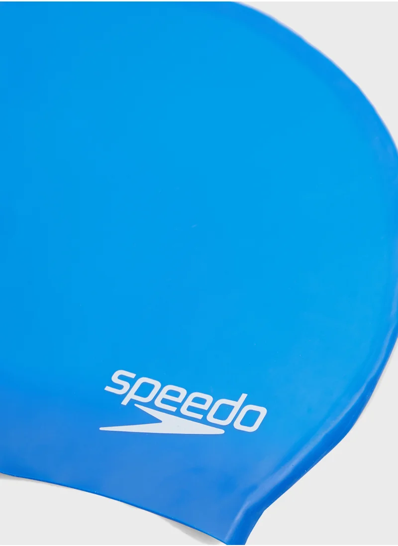 speedo Plain Flat Silicone Cap