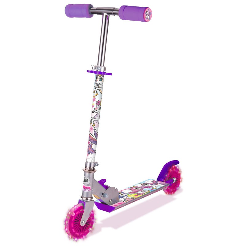 Ozbozz Unicorn Scooter with 2 Light UP Wheels - Image 2