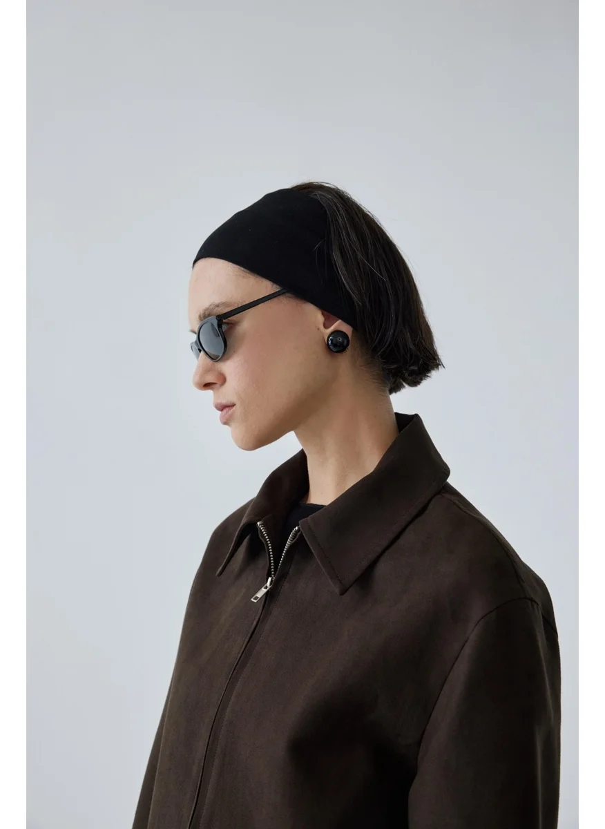 سود كوليكشن Bitter Brown Gabriel Suede Jacket