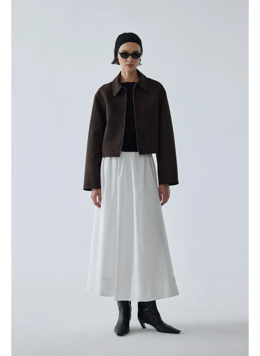 سود كوليكشن Bitter Brown Gabriel Suede Jacket