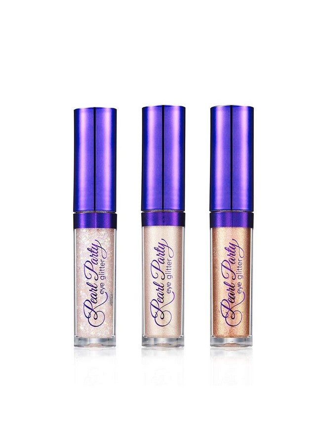 bom Pearl Party Eye Glitter Mirror Ball Liquid Eye Shadow Glitter With Shimmer Pigment - Image 1