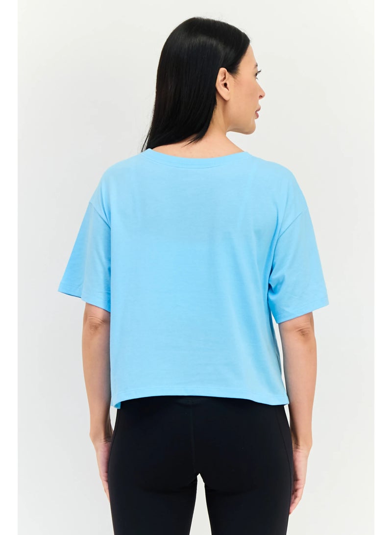 Champion Women Sportswear Fit Short Sleeve Outdoor T-Shirt, Sky Blue - Image 2