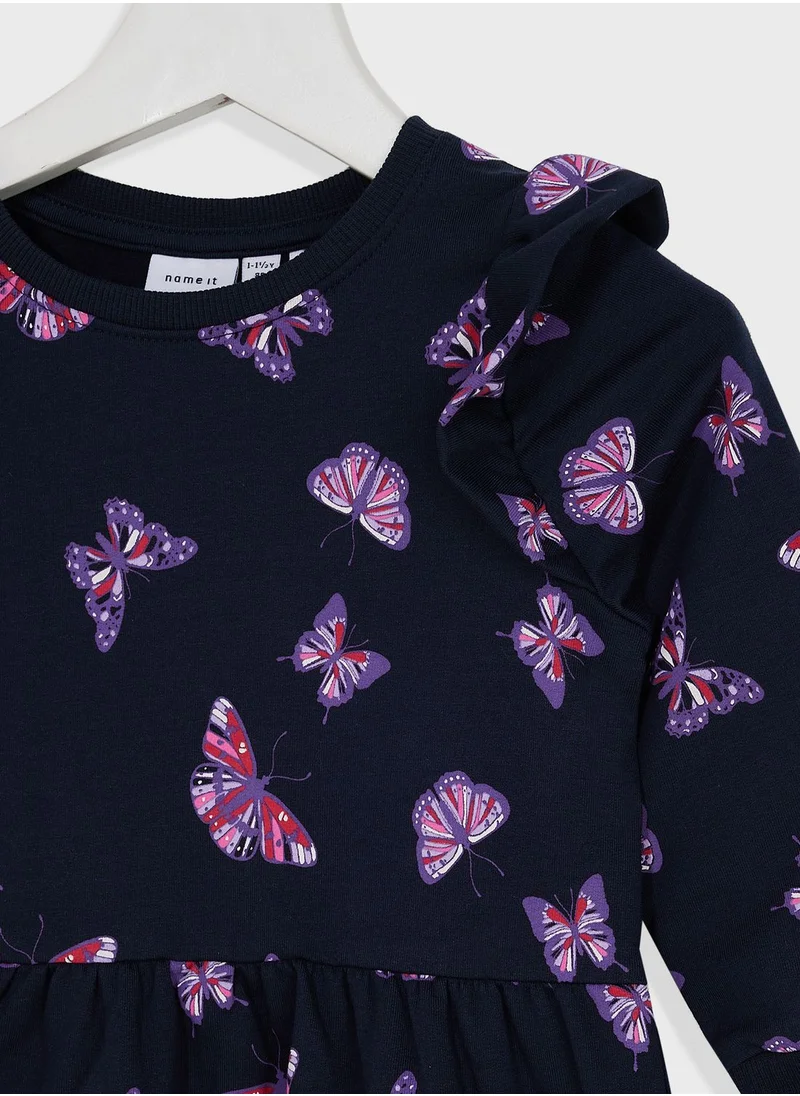 NAME IT Kids Butterfly Sweat Dress