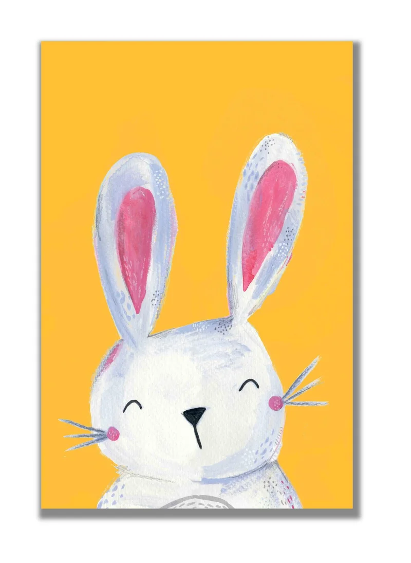 Drawdeck Woodland Bunny On Mustard