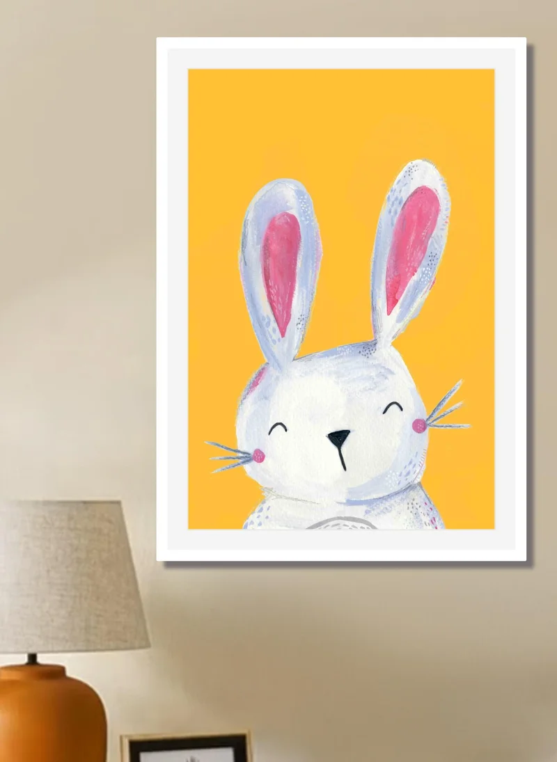 Drawdeck Woodland Bunny On Mustard