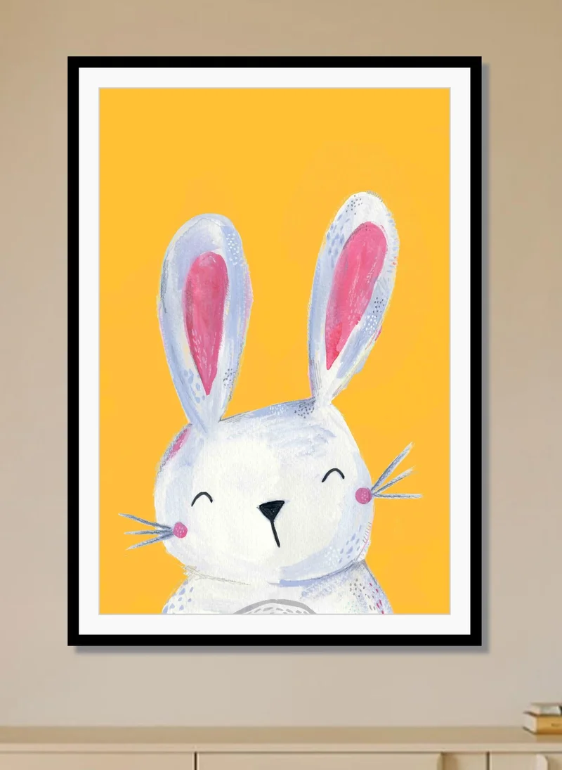 Drawdeck Woodland Bunny On Mustard