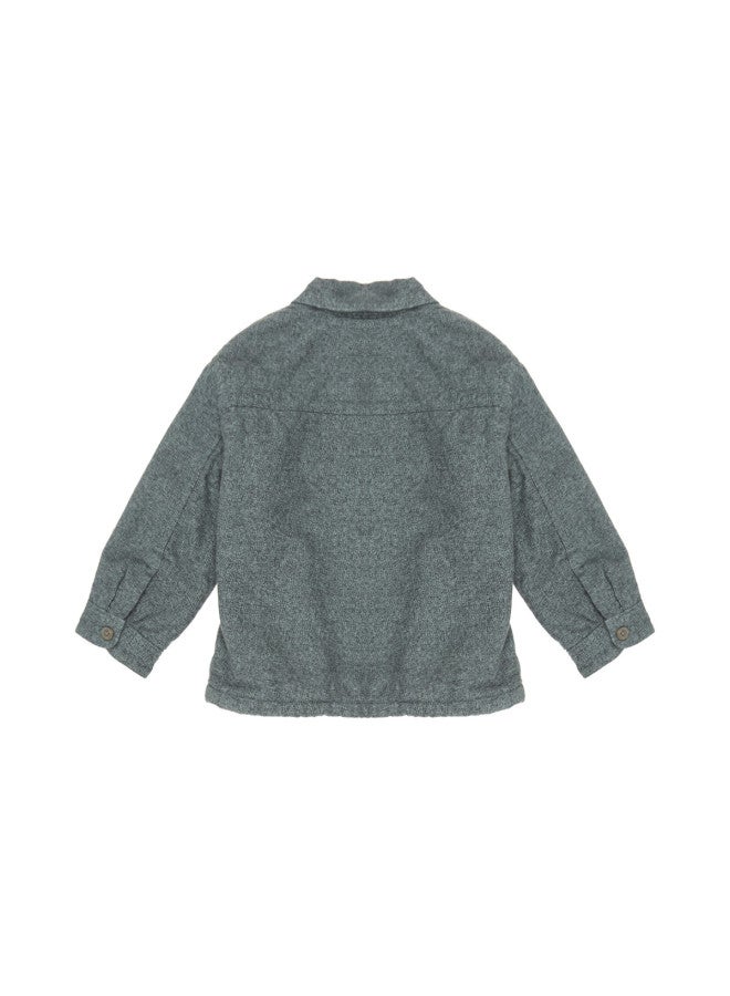 Zara Kids' Comfortable Thick Warm Cotton Long Sleeve Collar Casual Jacket - Image 3