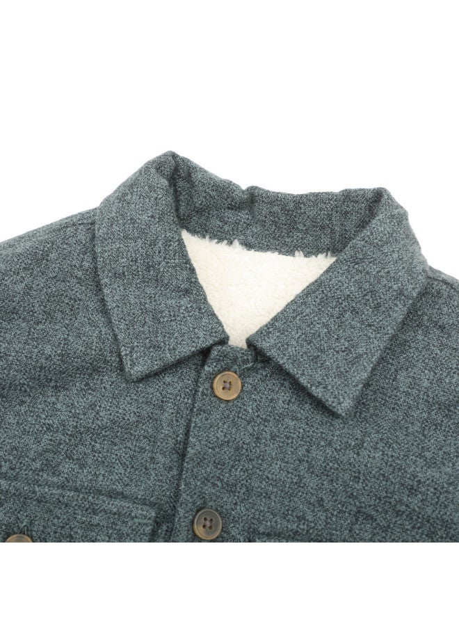 Zara Kids' Comfortable Thick Warm Cotton Long Sleeve Collar Casual Jacket - Image 4