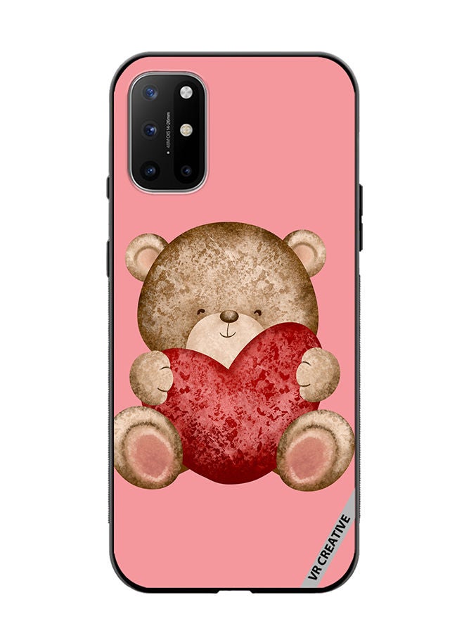 VR CREATIVE Protective Case Cover For OnePlus 8T Bear Love Design Multicolour - Image 1
