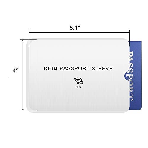 CM unisex-adult RFID Blocking Passport Sleeve Credit Card Cover for Identity Theft Prevention, 12 Pcs Card Sleeve and 4 Pcs Passport Sleeve, Multi - Image 4