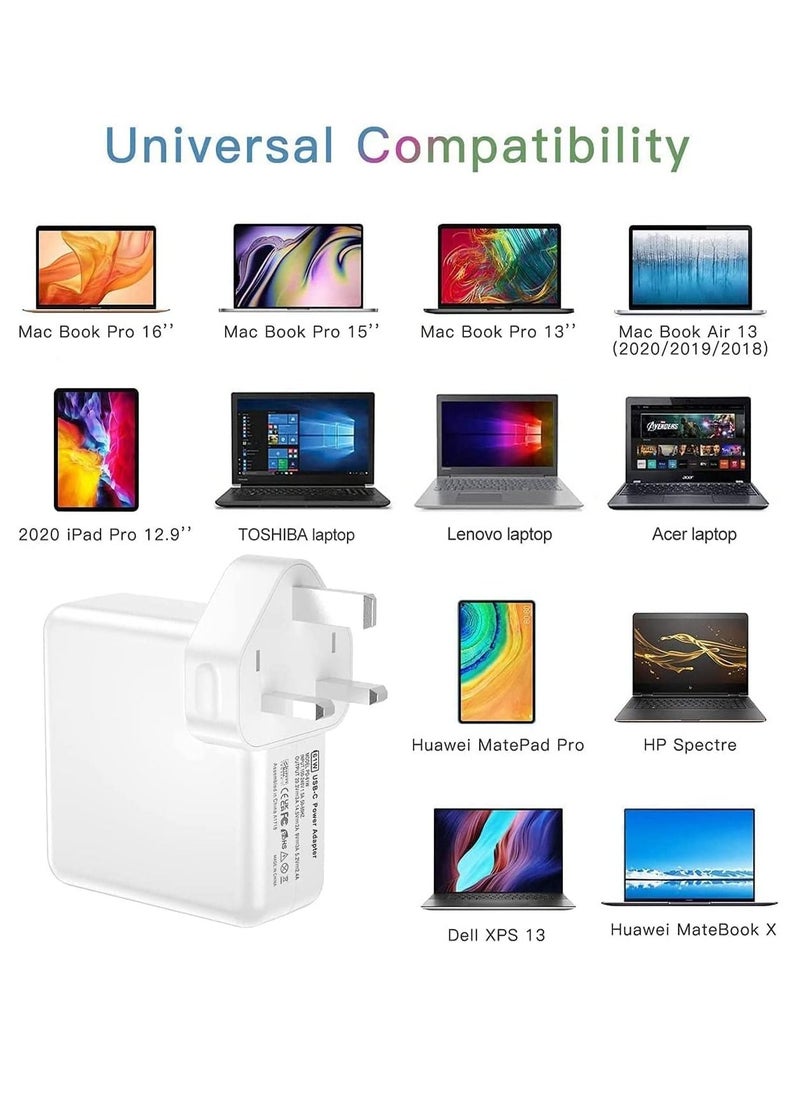 Ntech - NTECH  60W Adapter Compatible for Apple Macbook Pro 13 Inch (Early 2015) (Mid 2014), (Late 2013) MagSafe White - Image 1