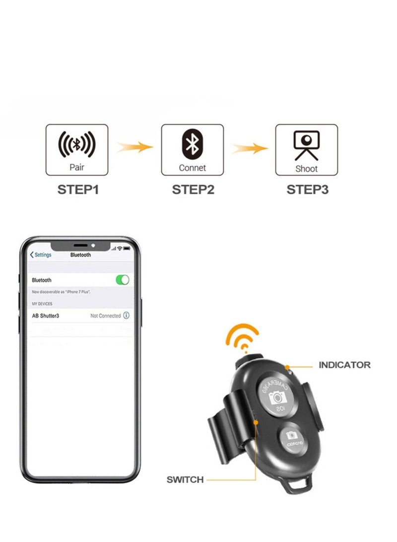 ELTRAZONE Smartphone Vlogging Kit w/ Tripod Fill Light Microphone Phone Clip for iPhone & Remote  - Image 3