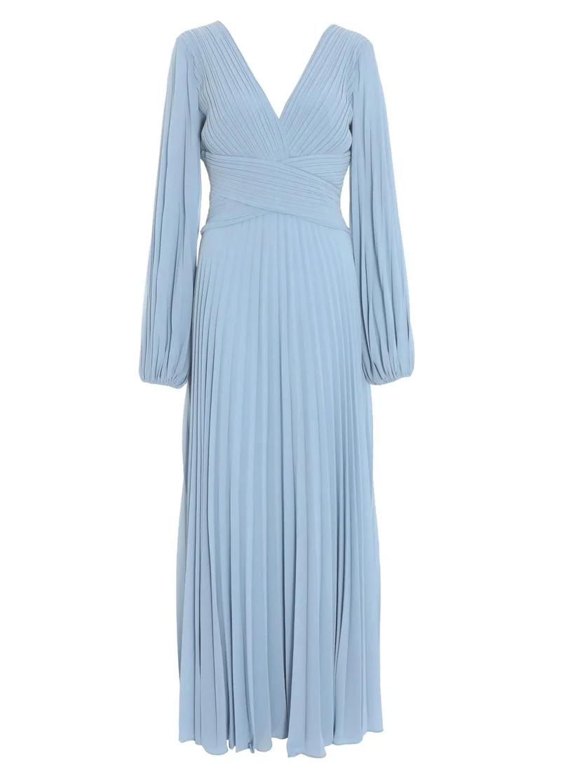 QUIZ Pleated Chiffon Dress