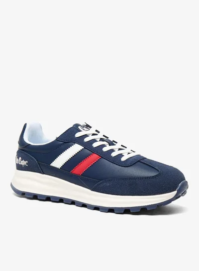 Lee Cooper Men's Paneled Lace-Up Low Ankle Sneakers