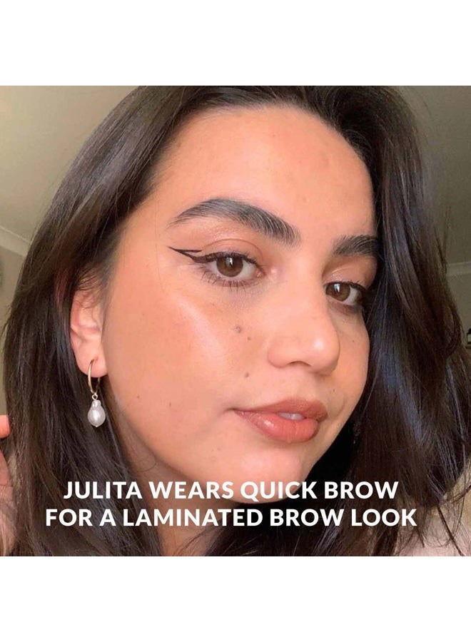 The Quick Flick Quick Brow 2-in-1 Brow Lamination and Sculpting Gel, Unique Eyebrow Gel and Brow Wax Hybrid Formula, All-Day Hold Brow Gel and Laminate Eyebrow Makeup with Double-Sided Comb, 8 ml - Image 3