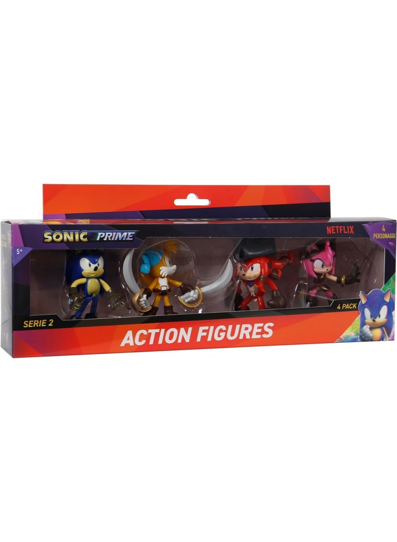 Sonic Figure Action 4Pack Window Box 3Inch SON6240 - Image 2